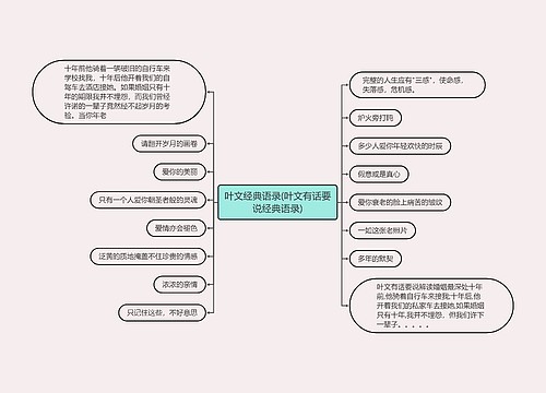 叶文经典语录(叶文有话要说经典语录)