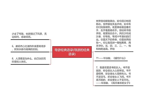 导游经典语录(导游的经典语录)