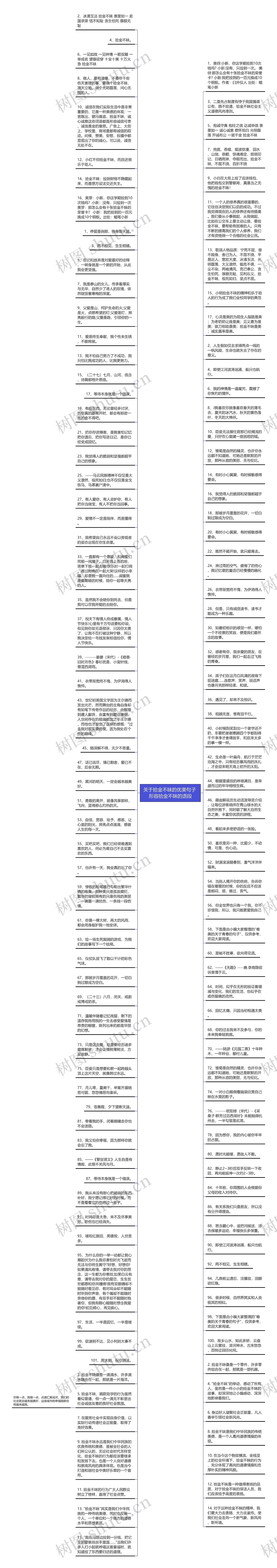 关于拾金不昧的优美句子 形容拾金不昧的语段思维导图