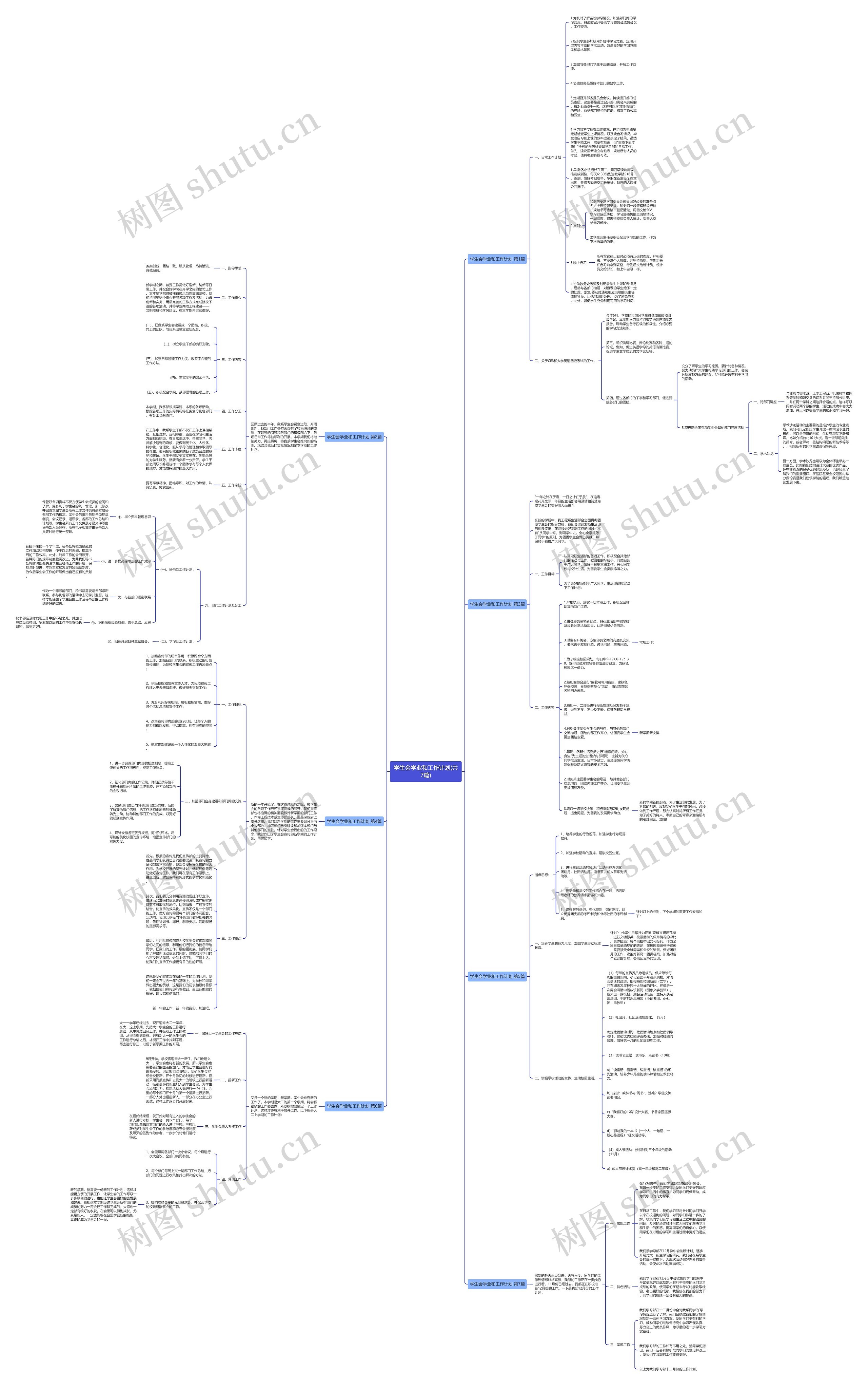 学生会学业和工作计划(共7篇)