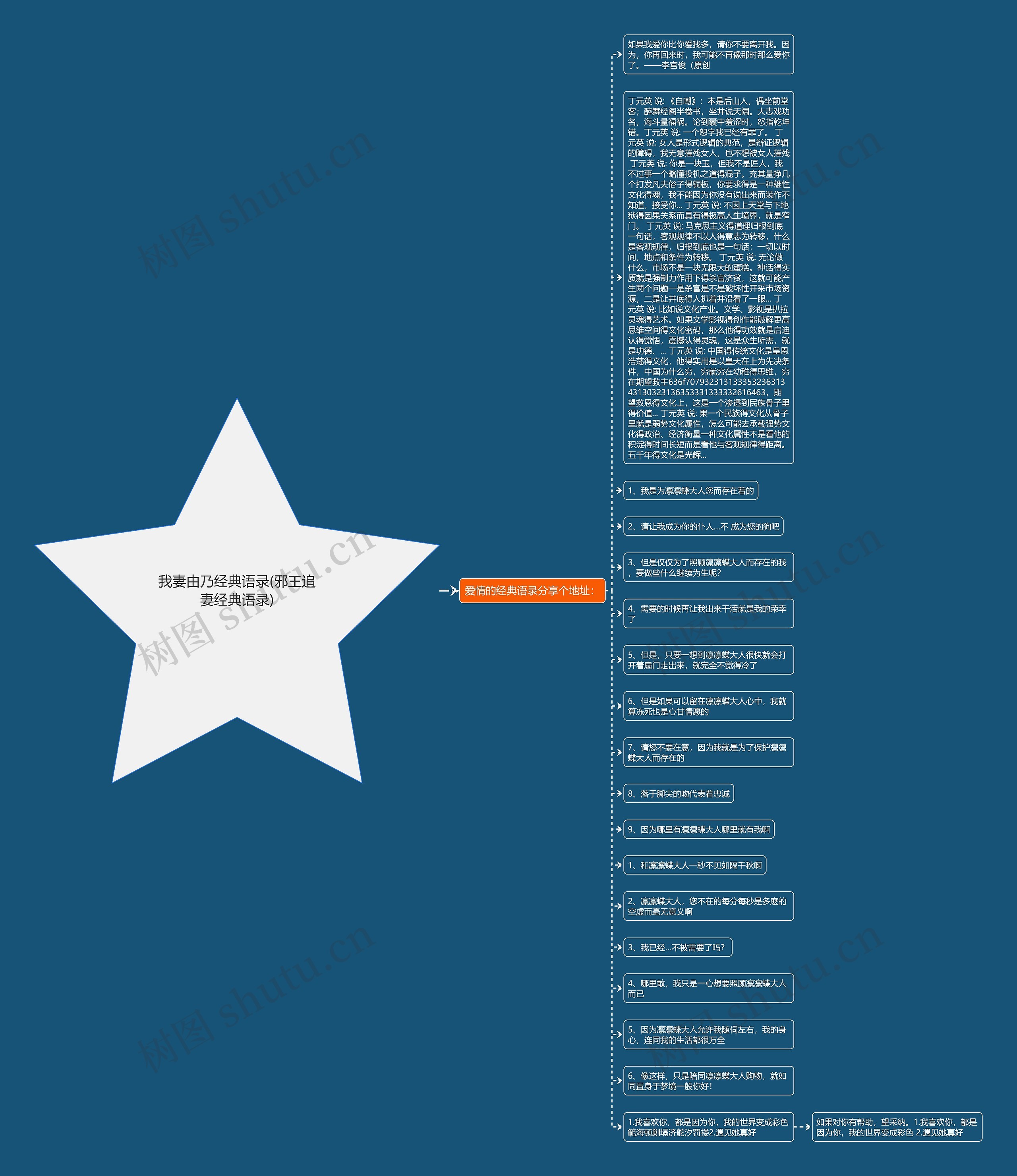 我妻由乃经典语录(邪王追妻经典语录)思维导图