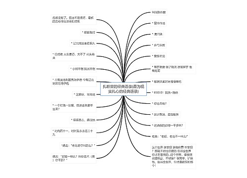 扎职里的经典语录(最为现实扎心的经典语录)