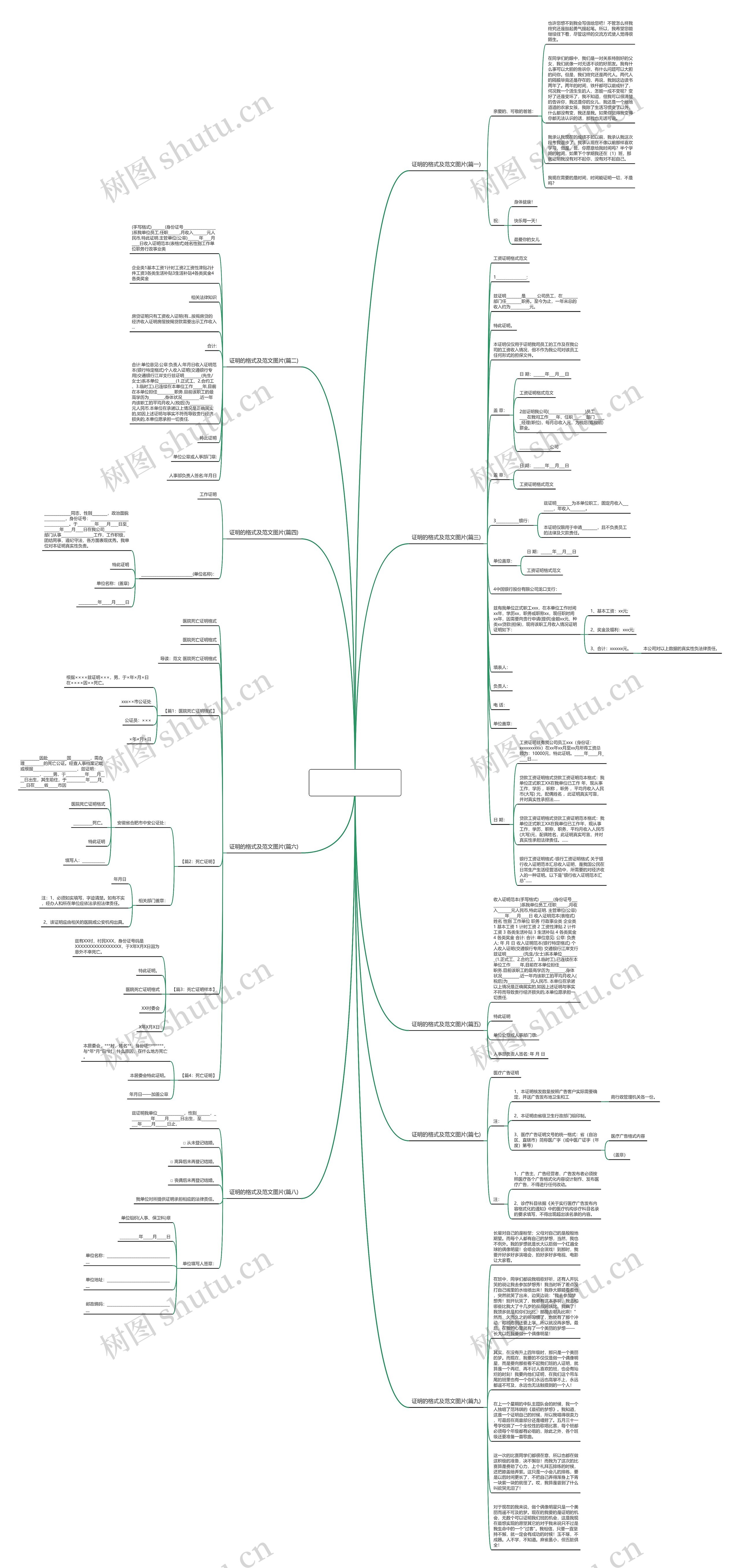 证明的格式及范文图片(通用九篇)