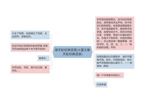 摩天轮经典语录(火星文摩天轮经典语录)