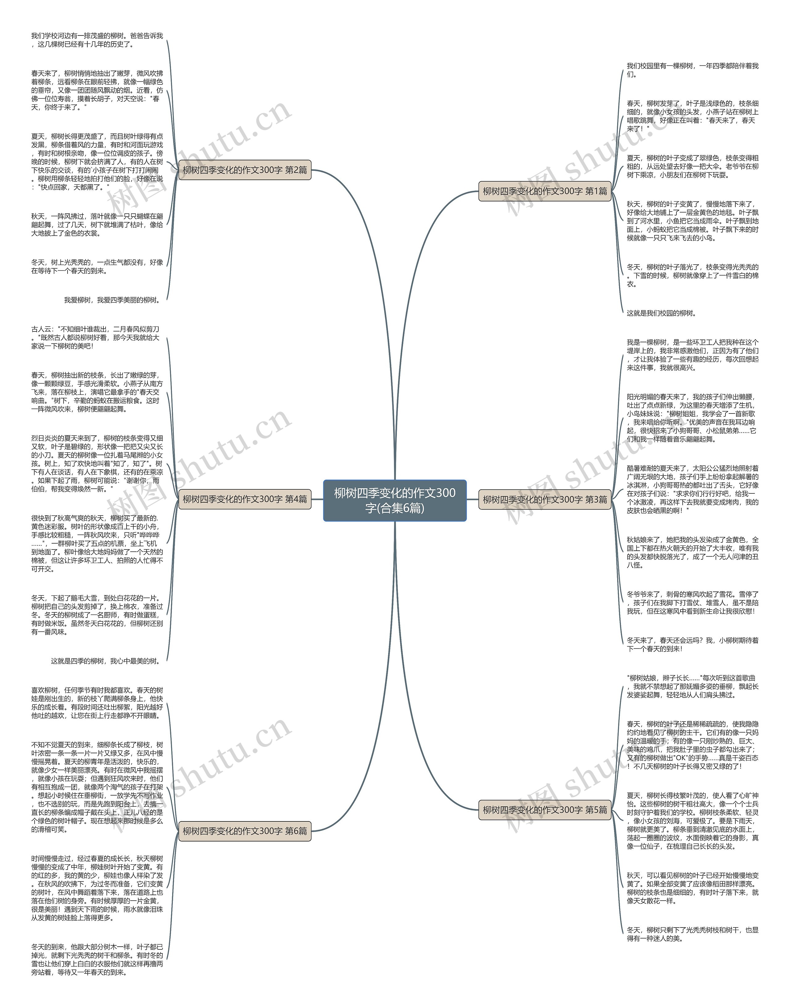 柳树四季变化的作文300字(合集6篇) 柳树四季变化的作文300字(合集6篇)