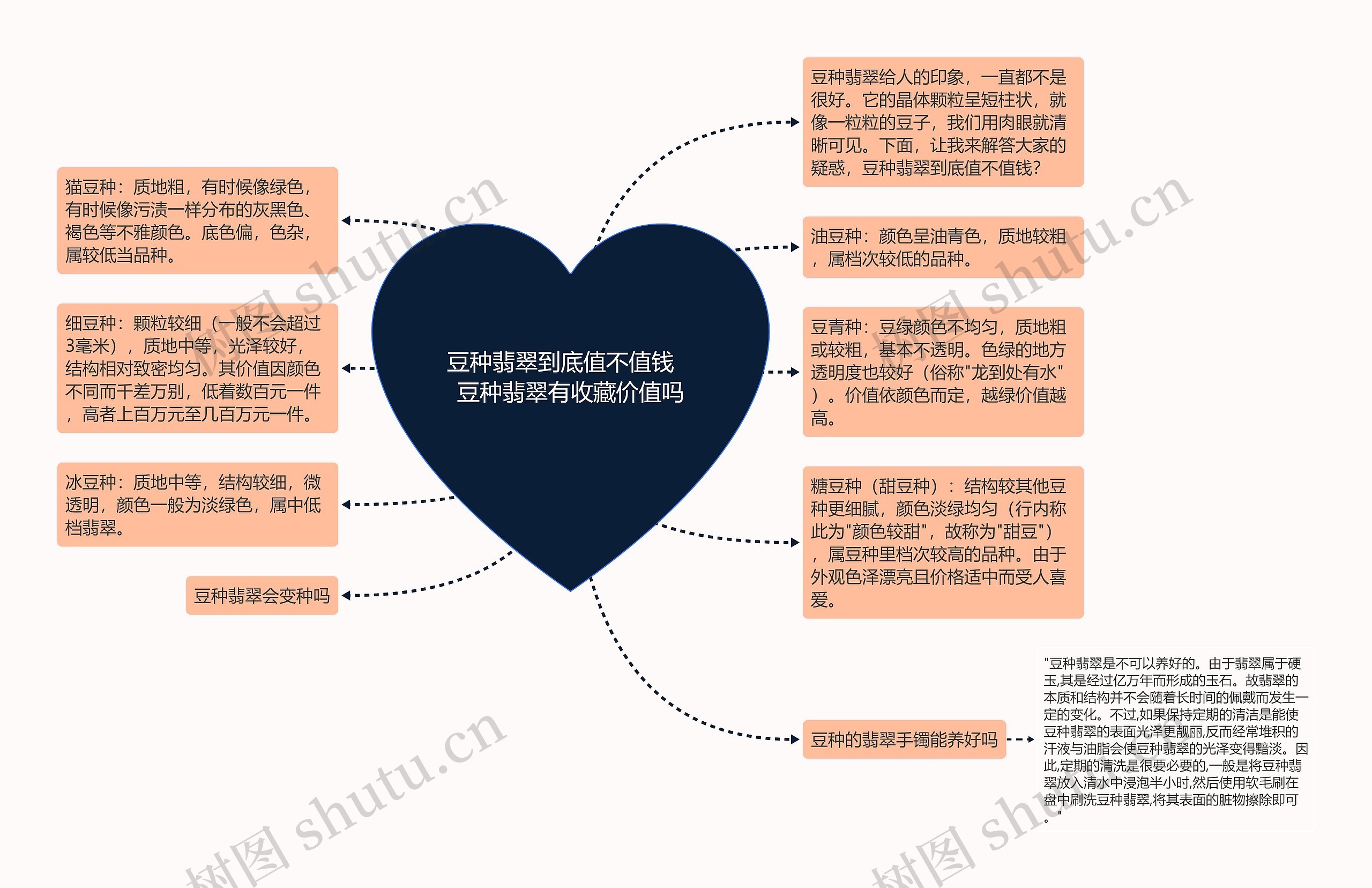 豆种翡翠到底值不值钱   豆种翡翠有收藏价值吗思维导图