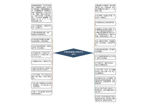 小资经典语录(小资的文艺句子)