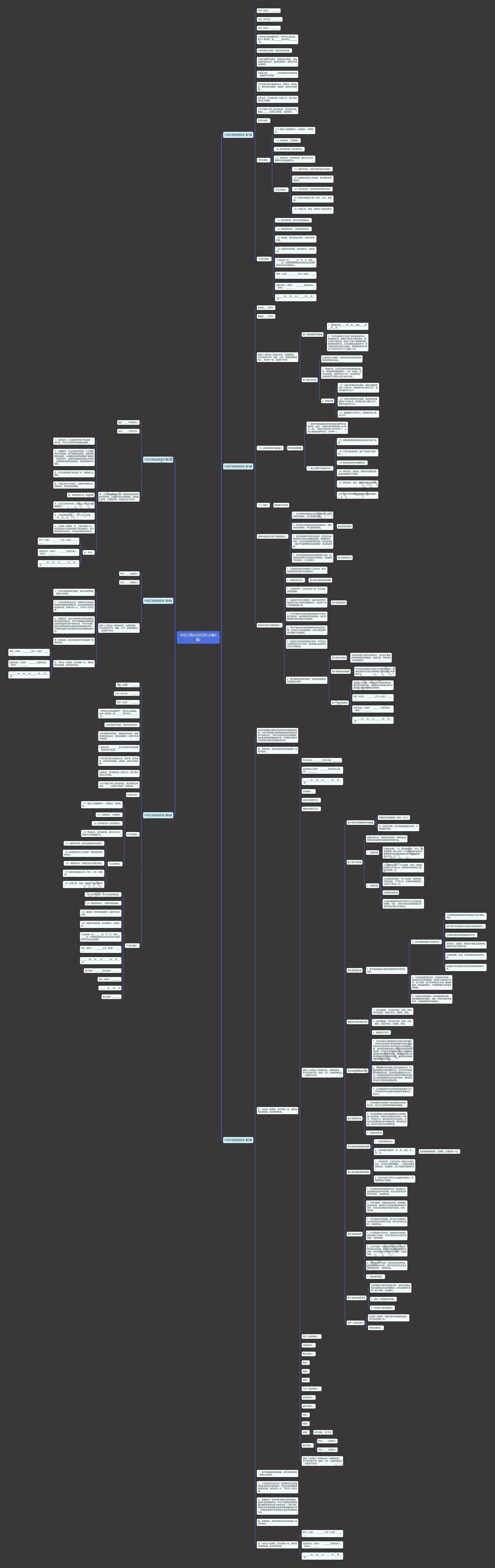 牛奶订购合同范本(合集6篇)思维导图高清图 牛奶订购合同范本(合集6篇)思维导图
