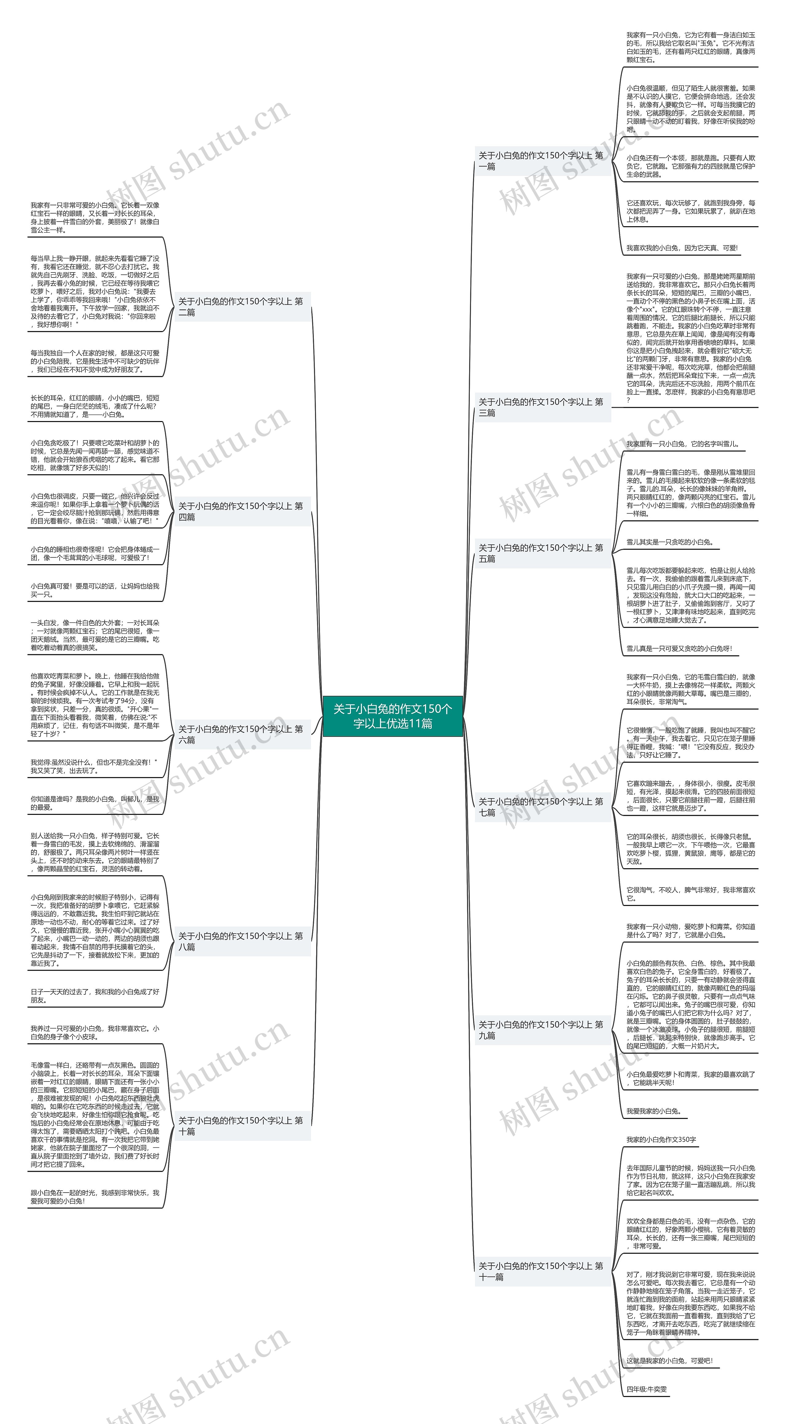 关于小白兔的作文150个字以上优选11篇 关于小白兔的作文150个字以上优选11篇