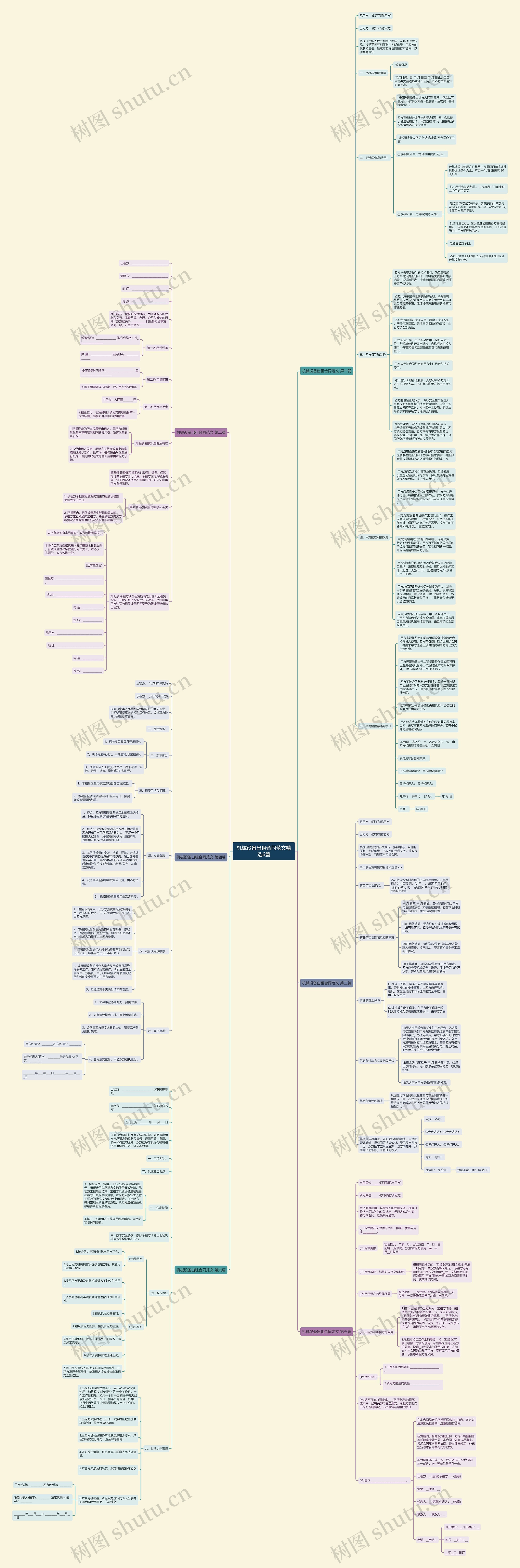 机械设备出租合同范文精选6篇 机械设备出租合同范文精选6篇
