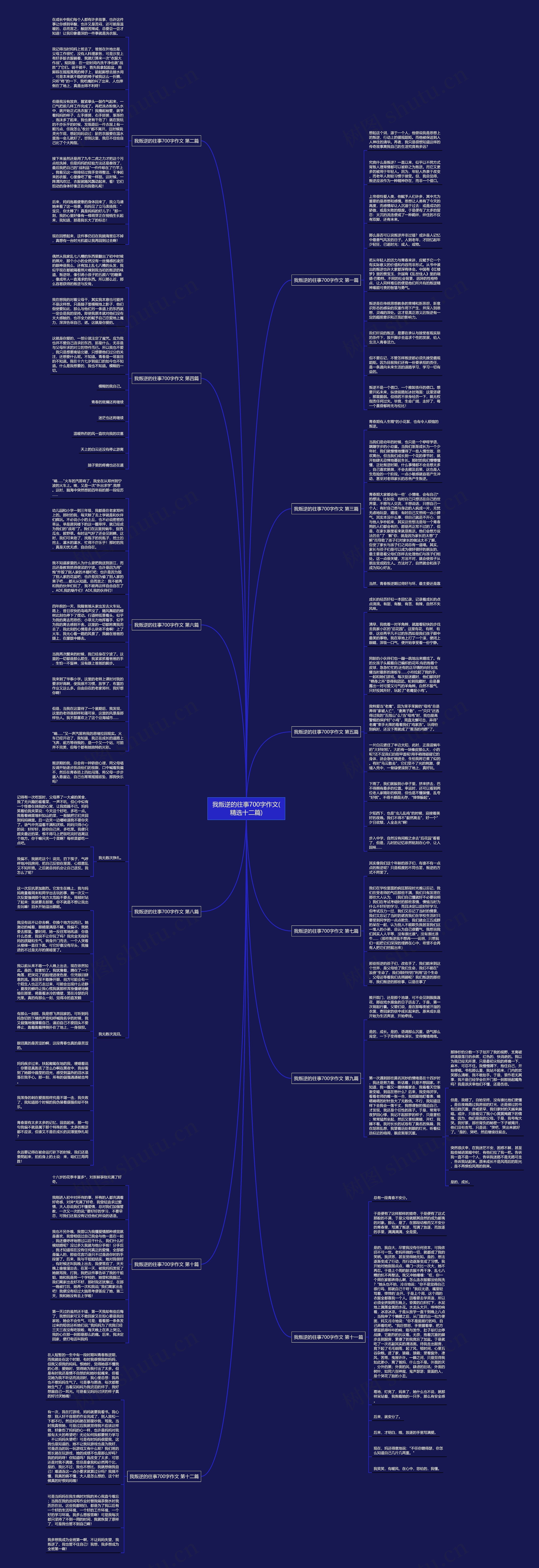 我叛逆的往事700字作文(精选十二篇)思维导图