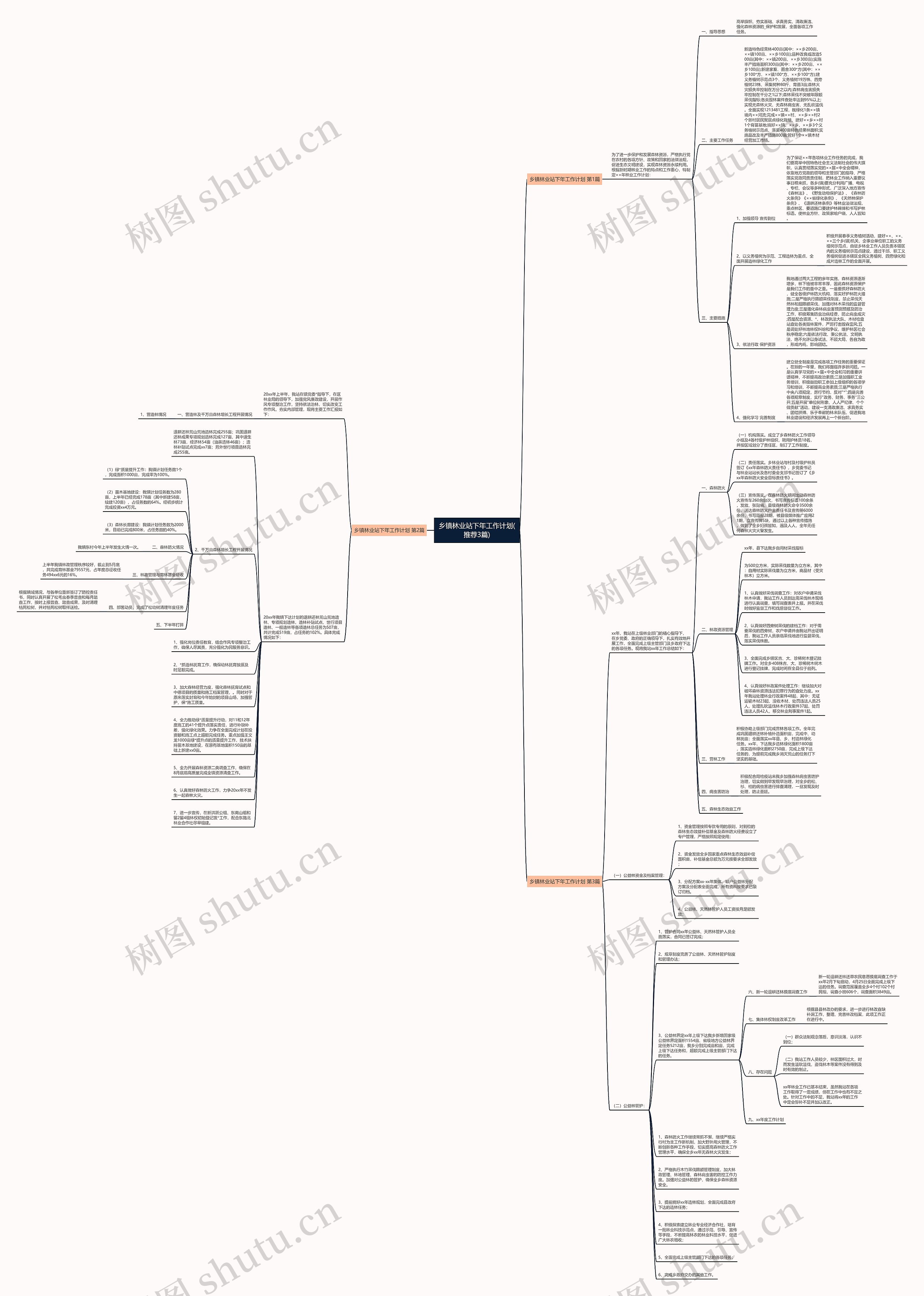 乡镇林业站下年工作计划(推荐3篇)思维导图