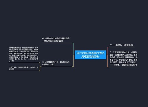 用心交友经典语录(交友心灵鸡汤经典语录)