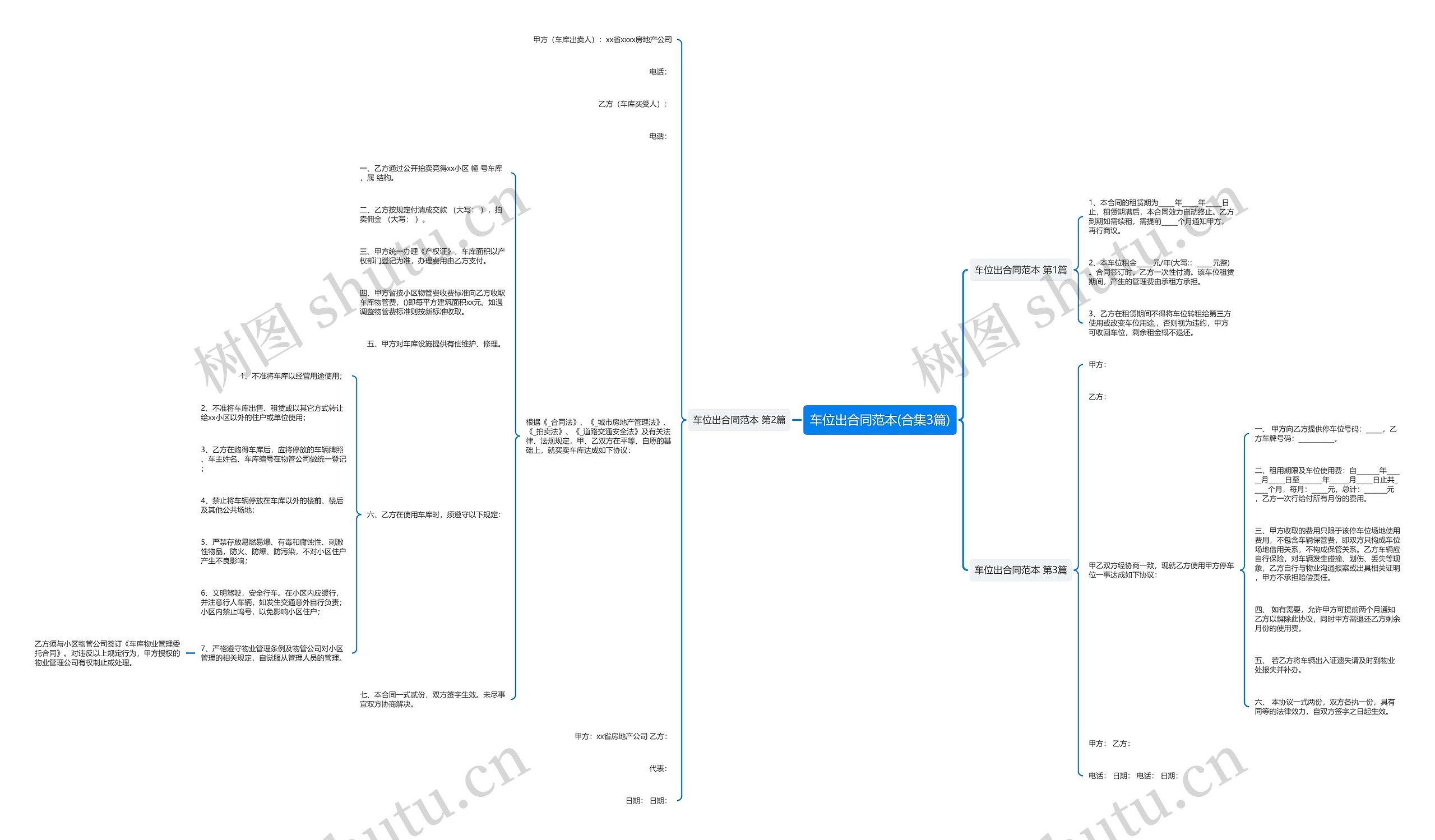 车位出合同范本(合集3篇) 车位出合同范本(合集3篇)