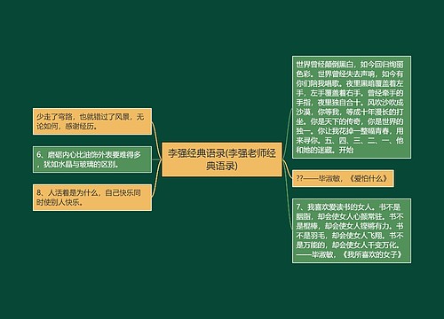 李强经典语录(李强老师经典语录) 李强经典语录(李强老师经典语录)