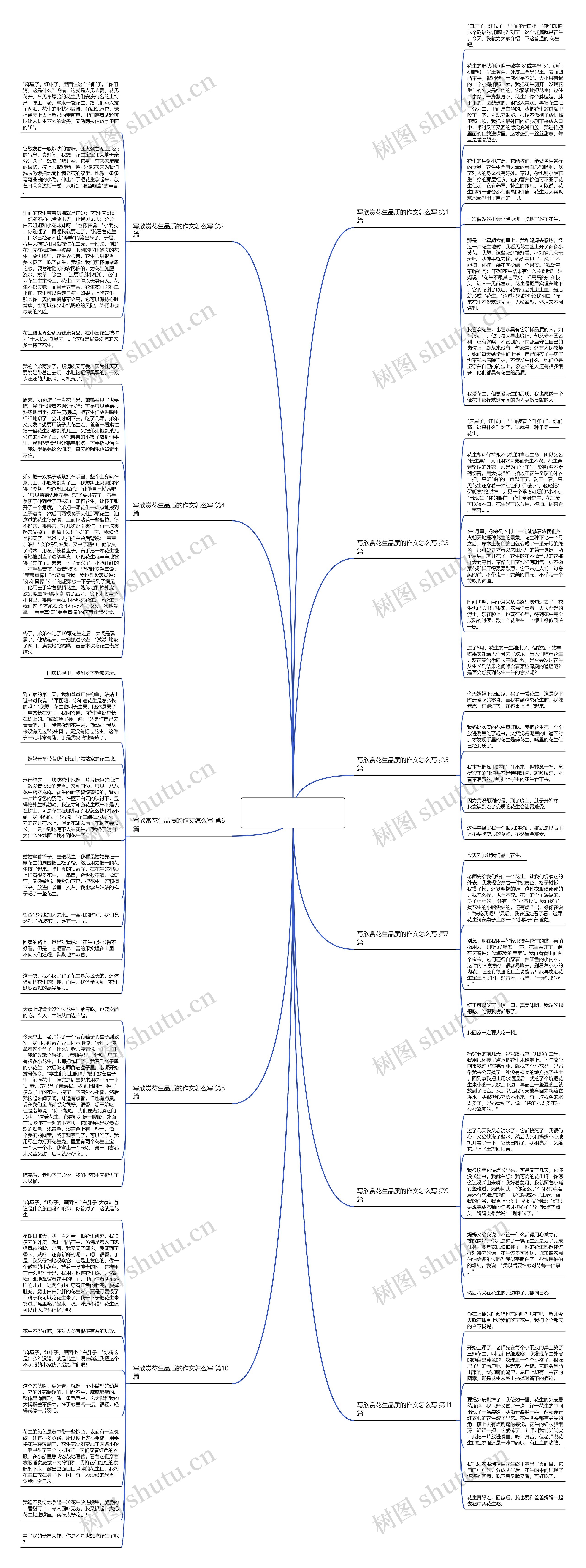 写欣赏花生品质的作文怎么写(优选11篇)思维导图