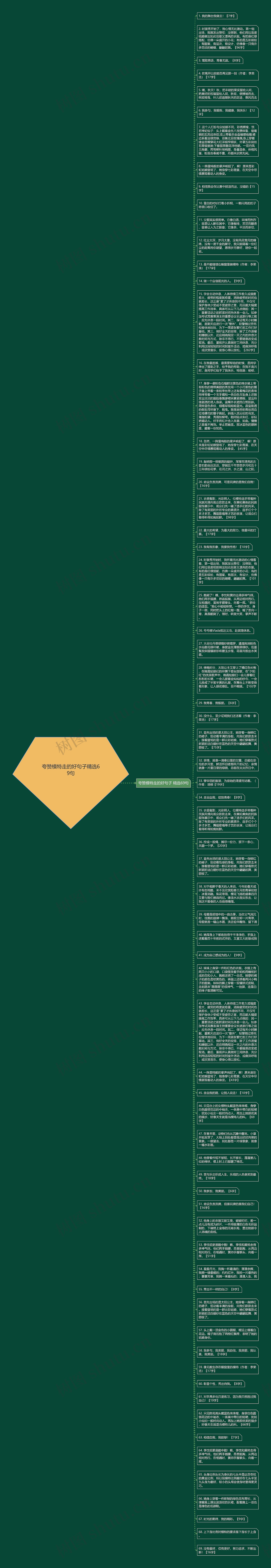 夸赞模特走的好句子精选69句思维导图