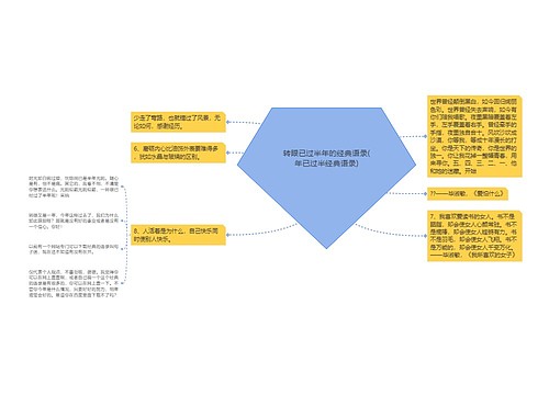 转眼已过半年的经典语录(年已过半经典语录)