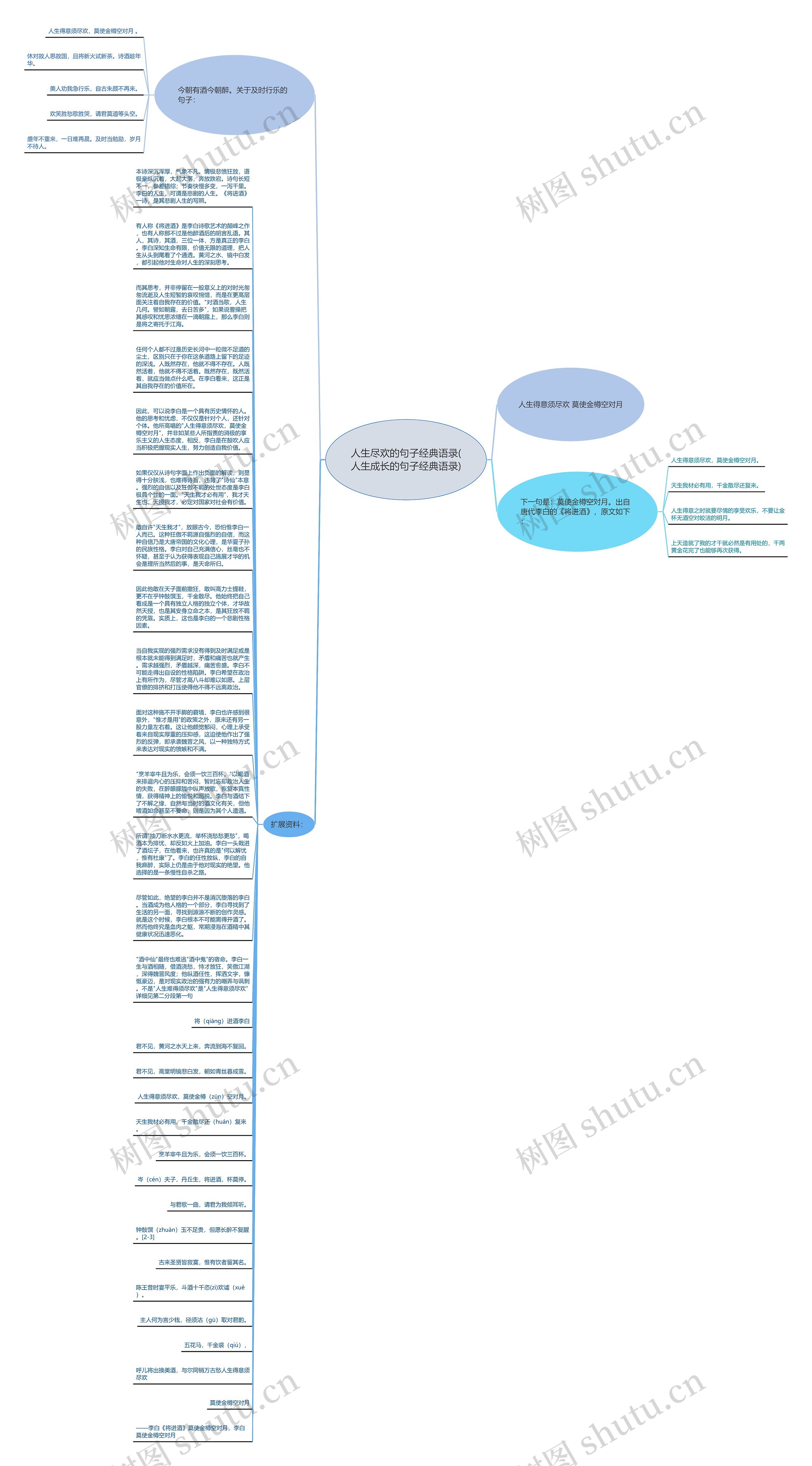 人生尽欢的句子经典语录(人生成长的句子经典语录)思维导图