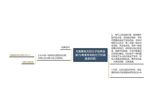 与青春有关的日子经典语录(与青春有关的日子经典语录苏联)