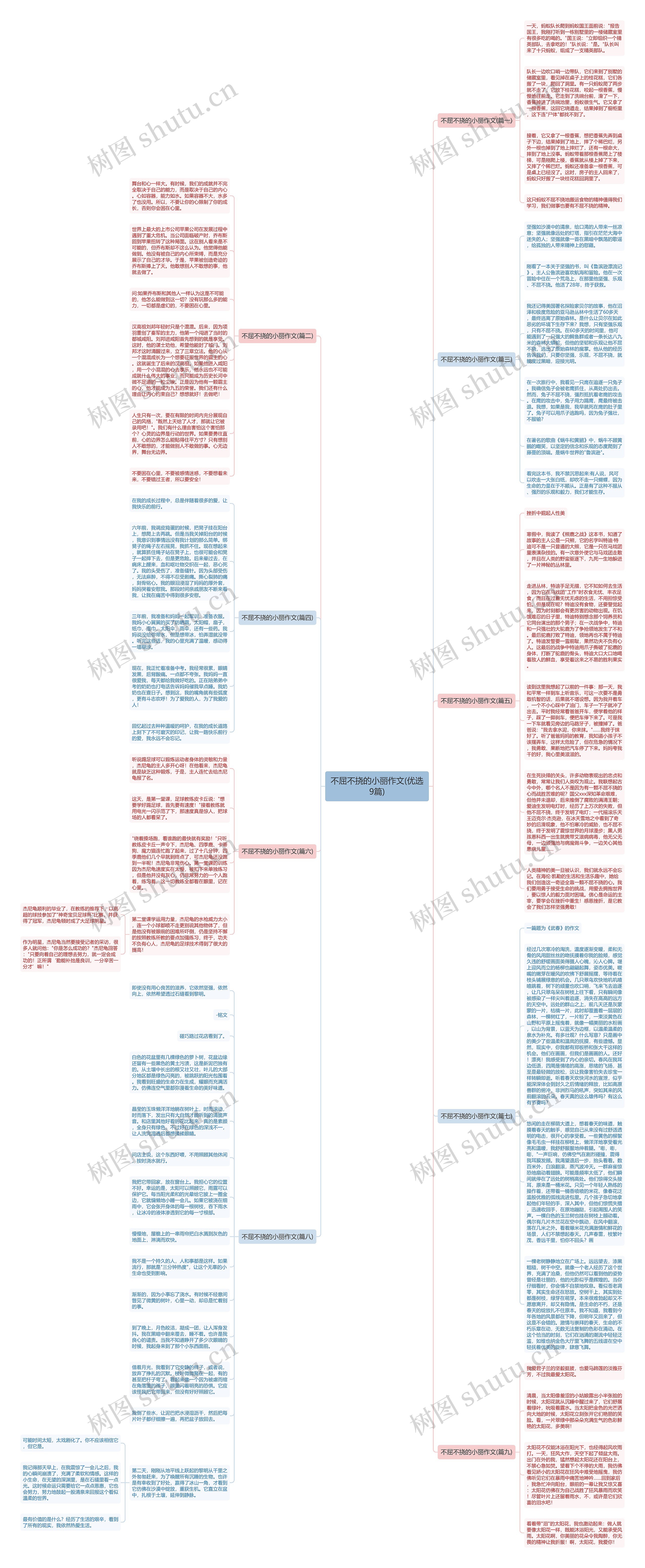 不屈不挠的小丽作文(优选9篇)思维导图