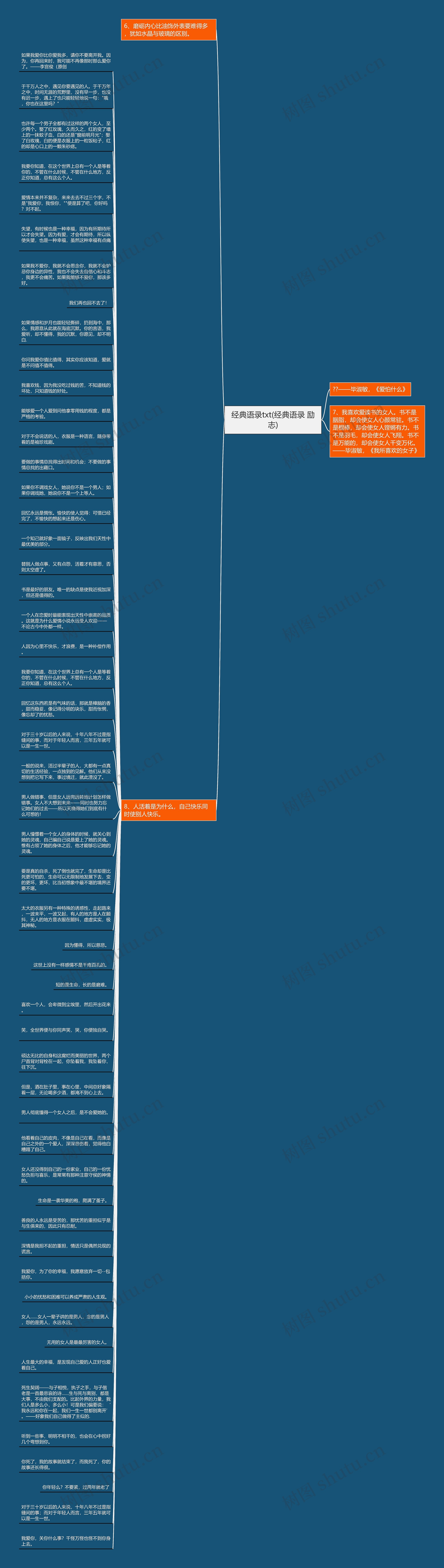 经典语录txt(经典语录 励志)思维导图