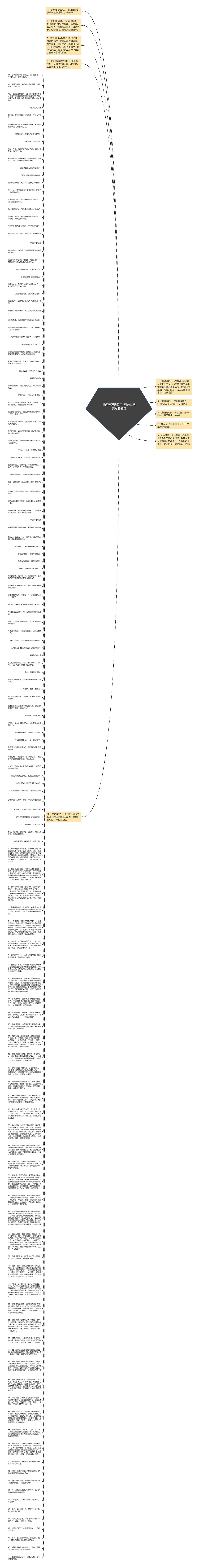 世间美好的名句  有关世间美好的名句思维导图