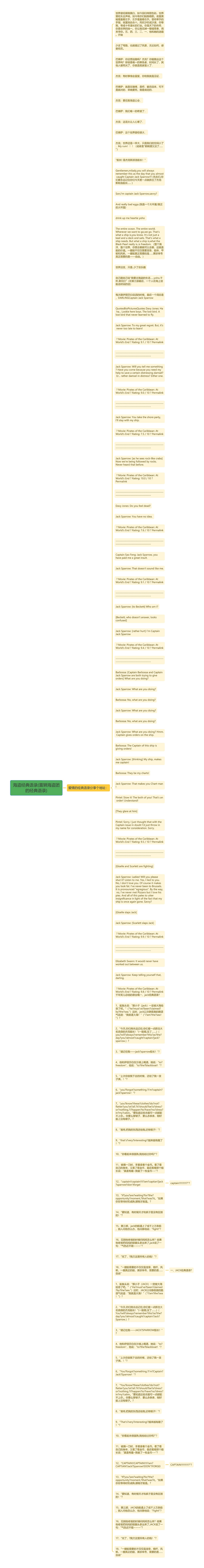 海盗经典语录(雷狮海盗团的经典语录)思维导图