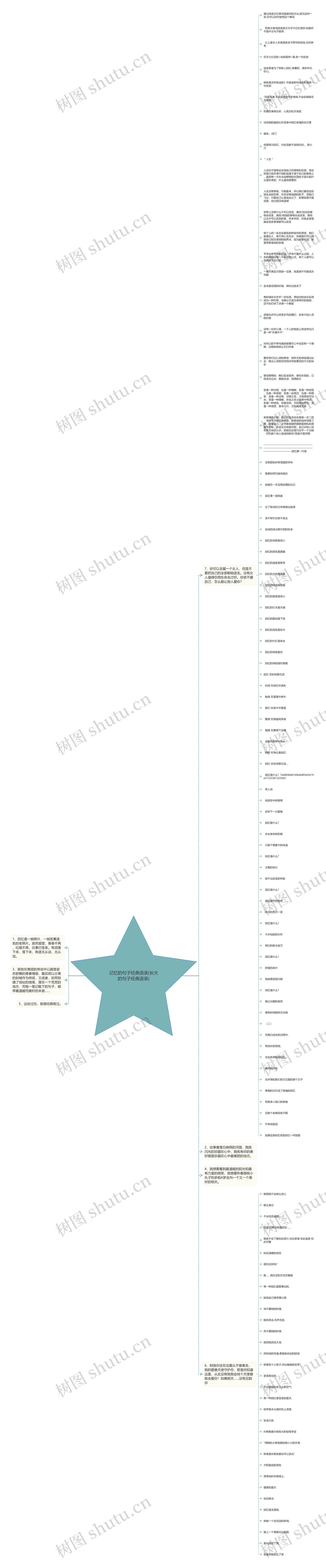 记忆的句子经典语录(长大的句子经典语录)思维导图