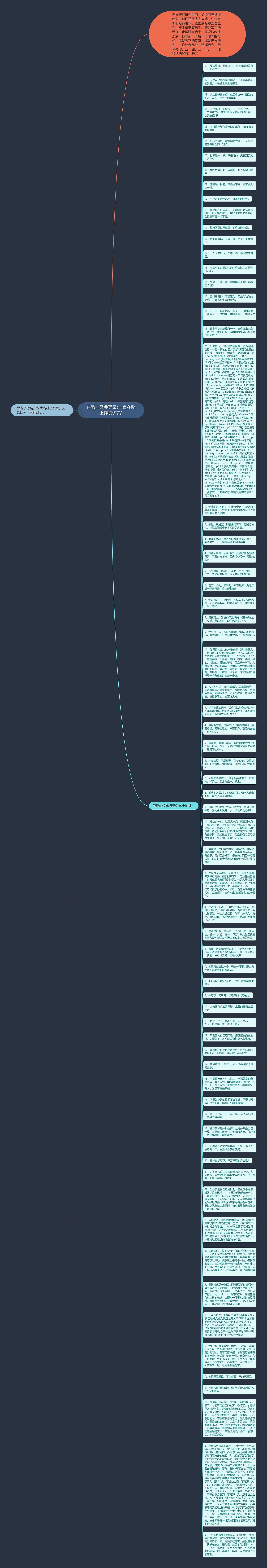 在路上经典语录(一直在路上经典语录)思维导图