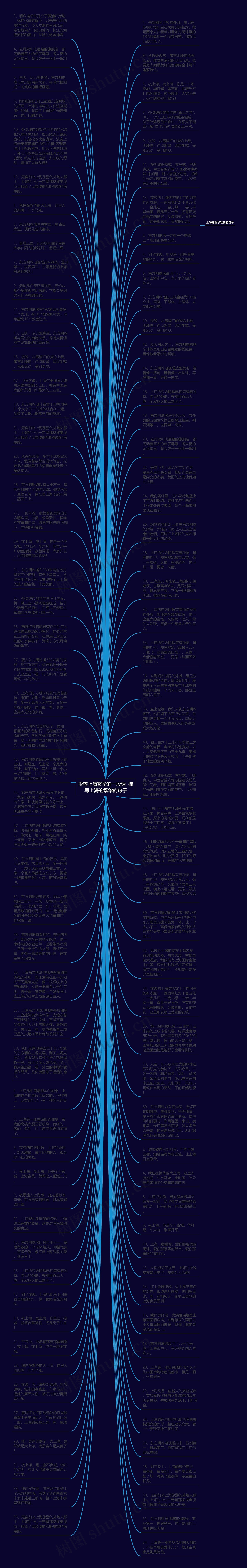 形容上海繁华的一段话  描写上海的繁华的句子