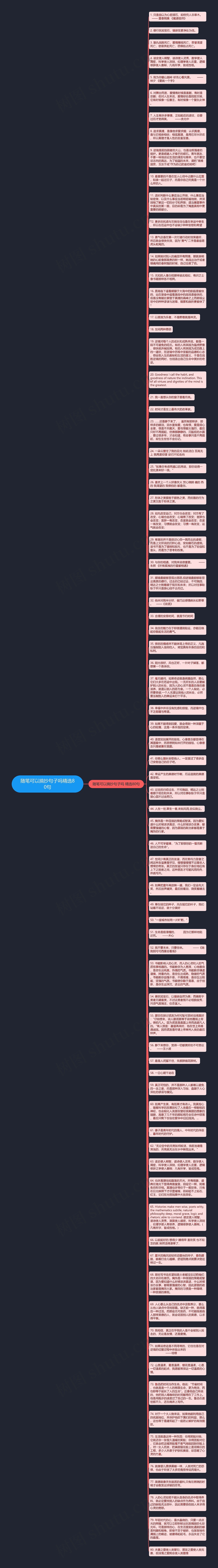 随笔可以摘抄句子吗精选80句