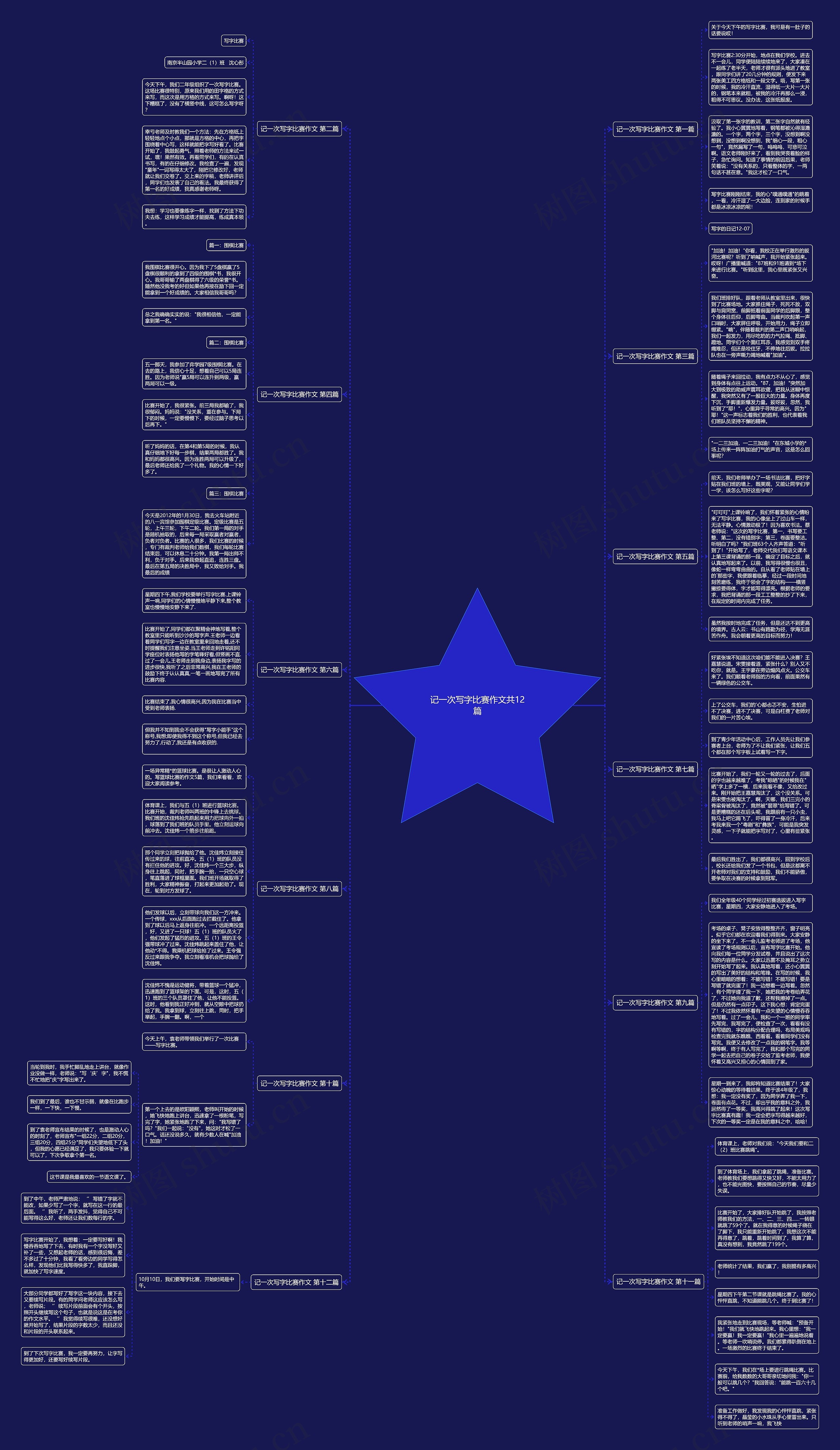 记一次写字比赛作文共12篇 记一次写字比赛作文共12篇
