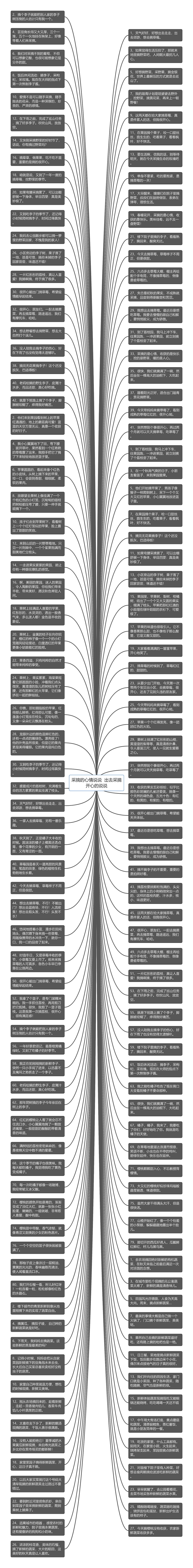 采摘的心情说说  出去采摘开心的说说