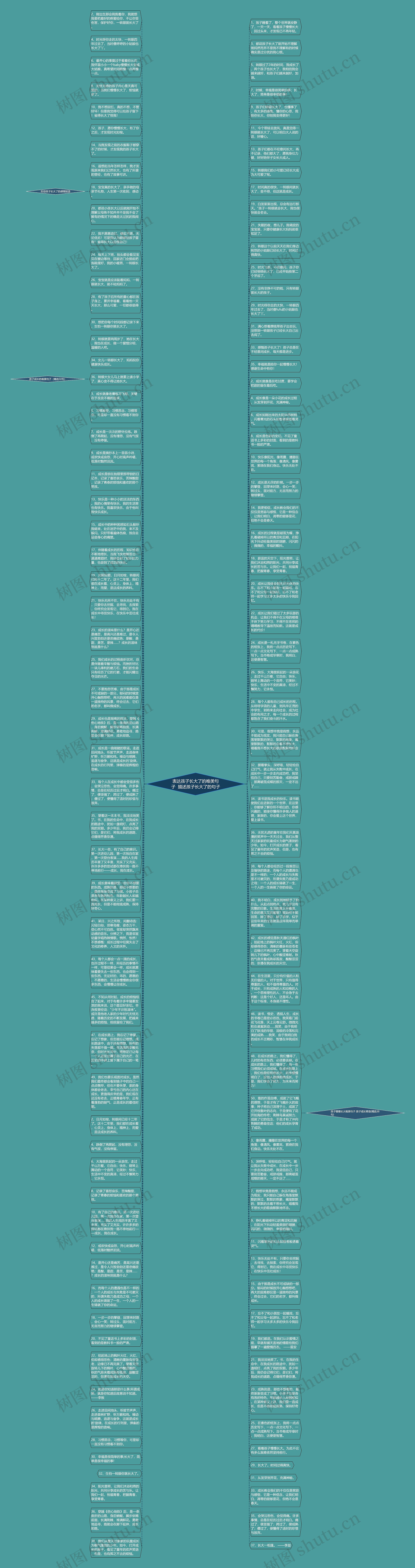 表达孩子长大了的唯美句子  描述孩子长大了的句子思维导图