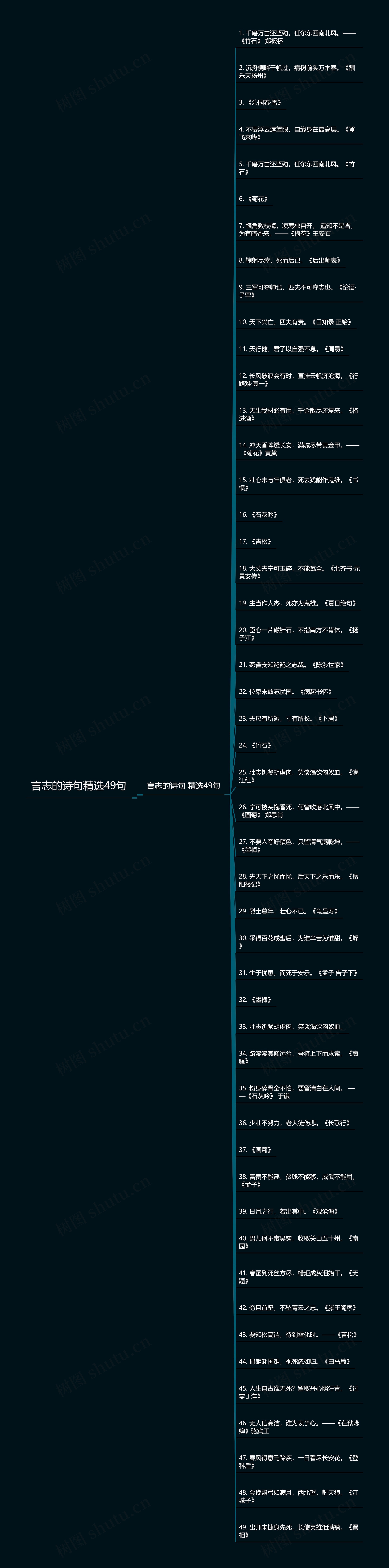 言志的诗句精选49句