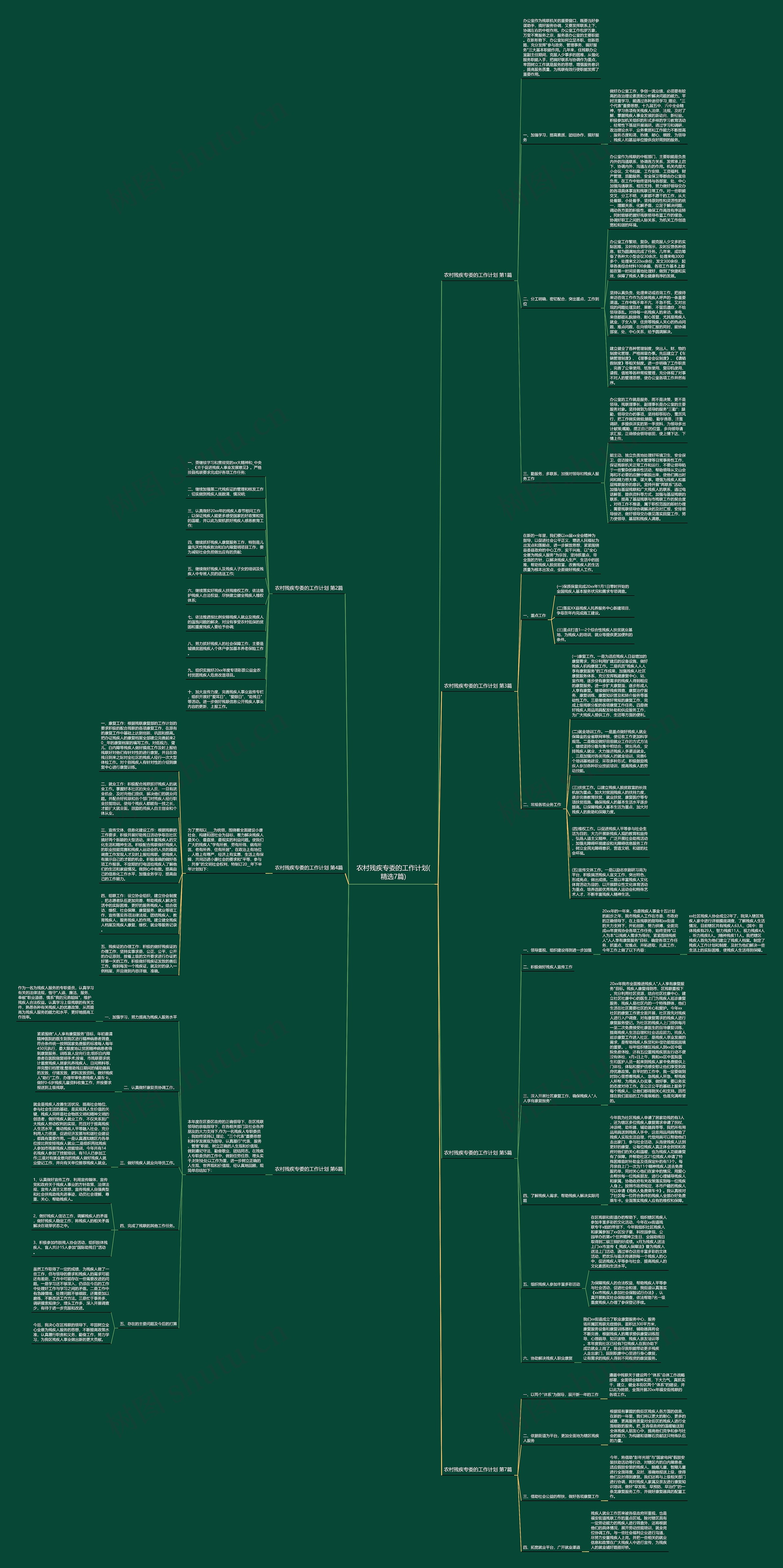 农村残疾专委的工作计划(精选7篇) 农村残疾专委的工作计划(精选7篇)