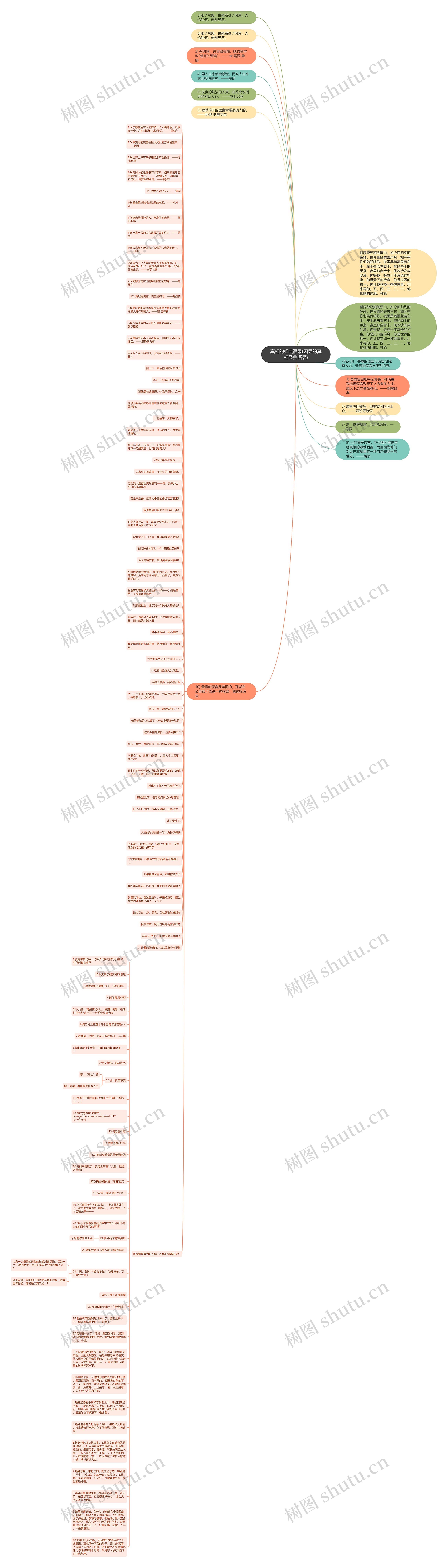 真相的经典语录(因果的真相经典语录)思维导图