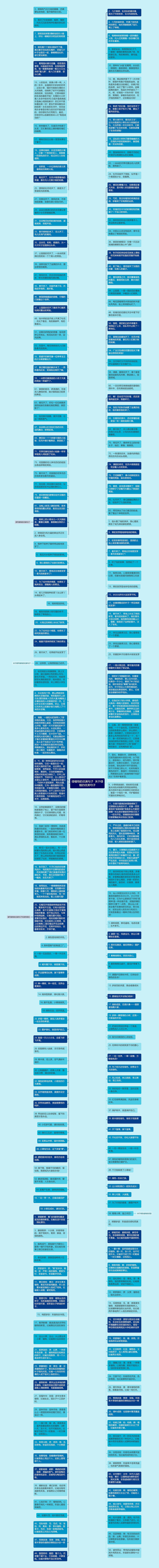 绿植物的优美句子  关于绿植的优美句子思维导图