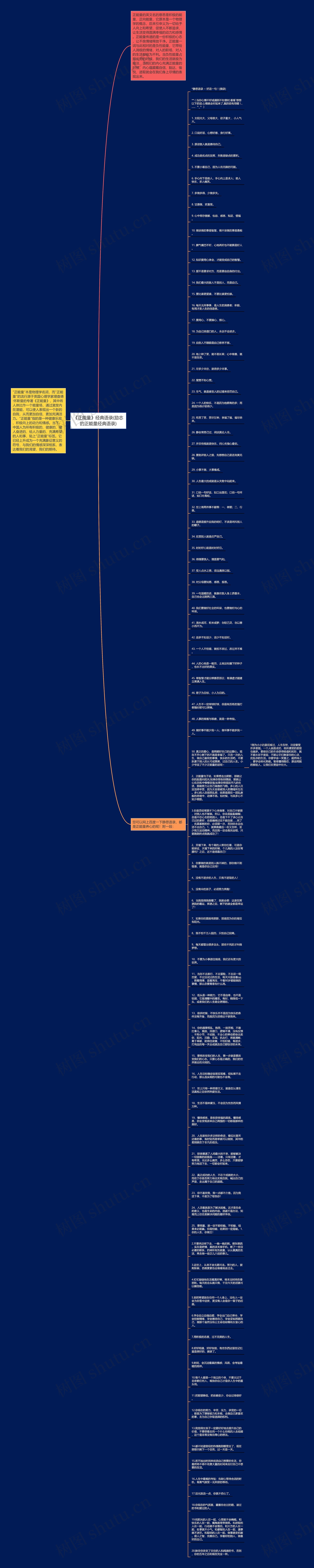 《正能量》经典语录(励志的正能量经典语录)思维导图