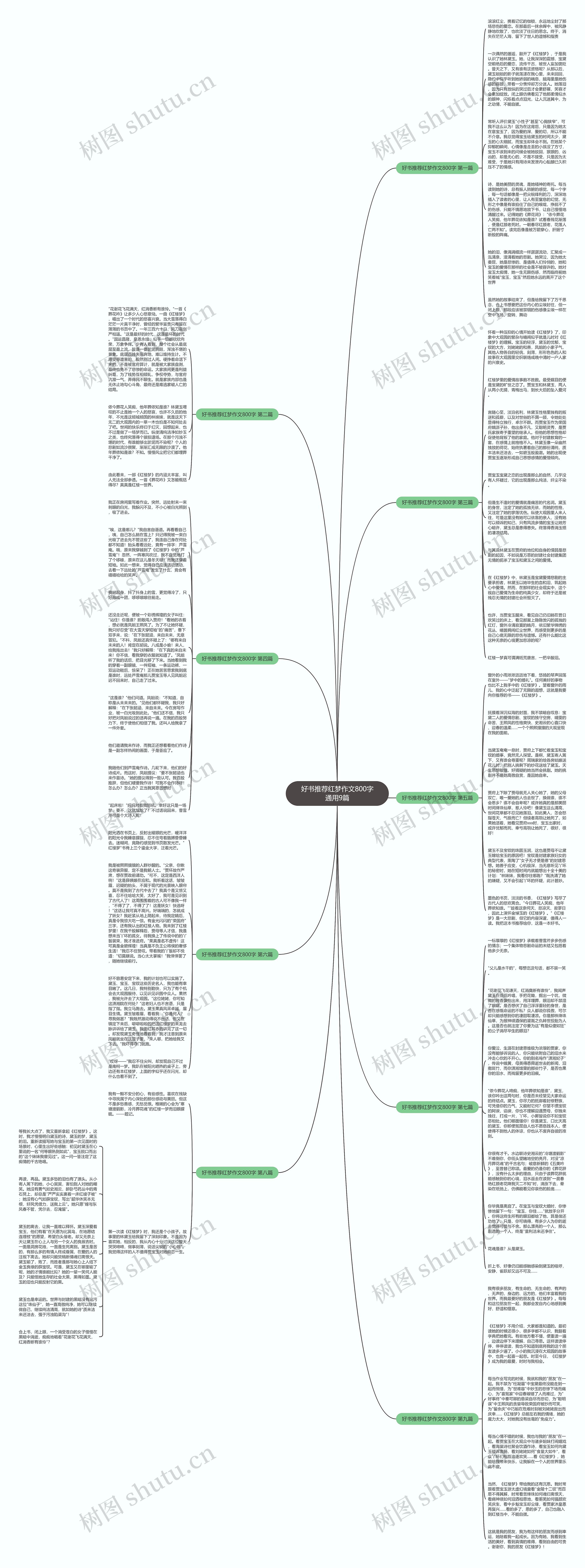 好书推荐红梦作文800字通用9篇思维导图