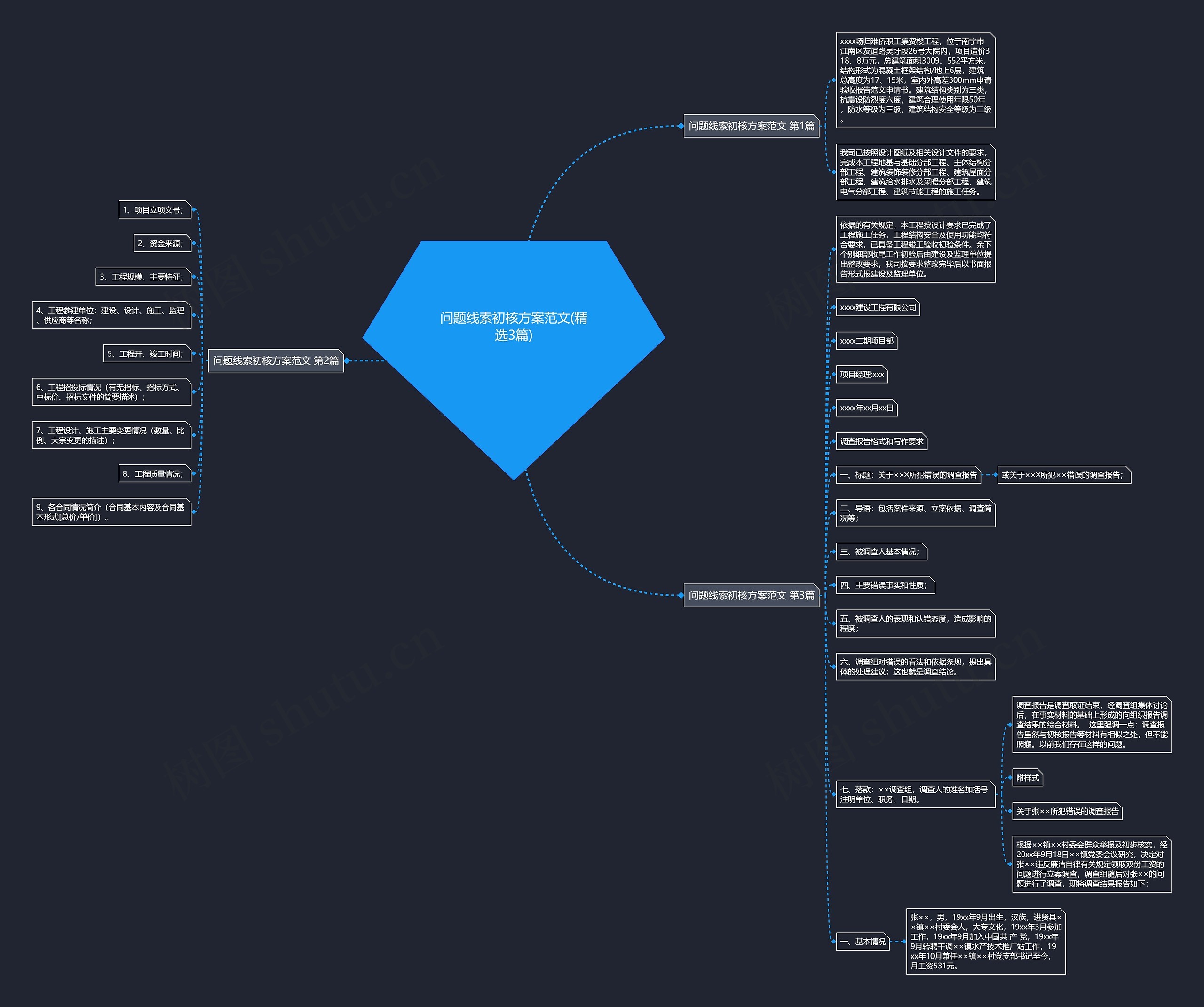问题线索初核方案范文(精选3篇)思维导图