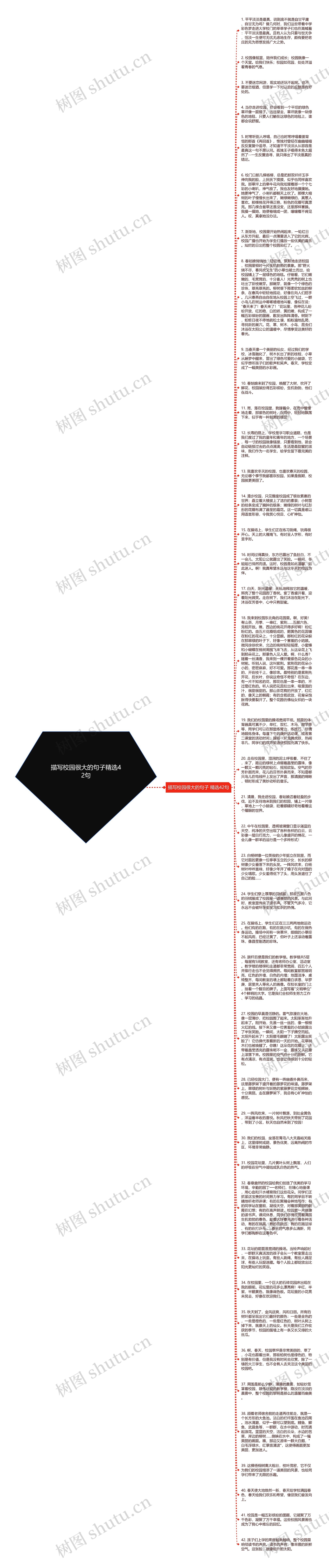 描写校园很大的句子精选42句