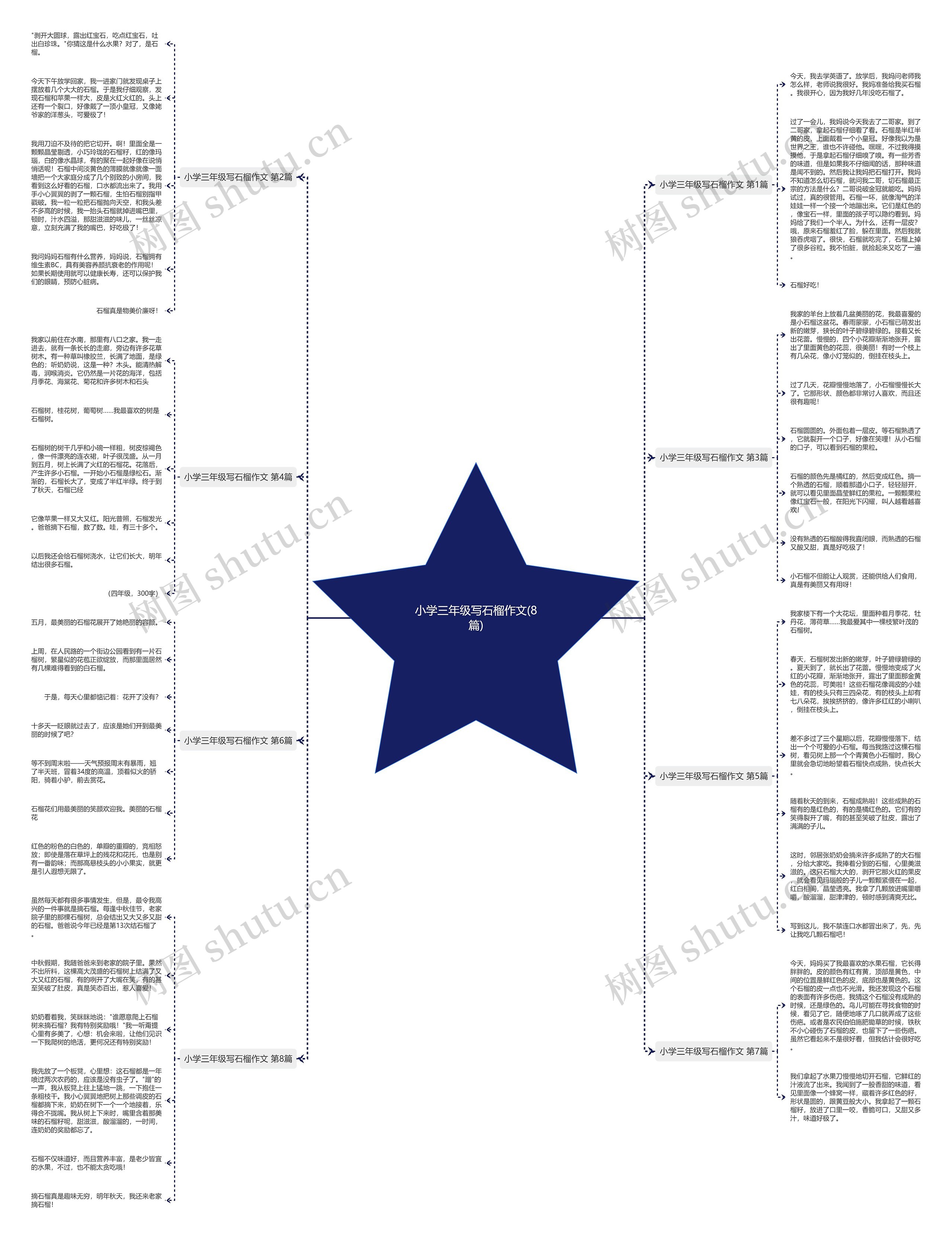 小学三年级写石榴作文(8篇)