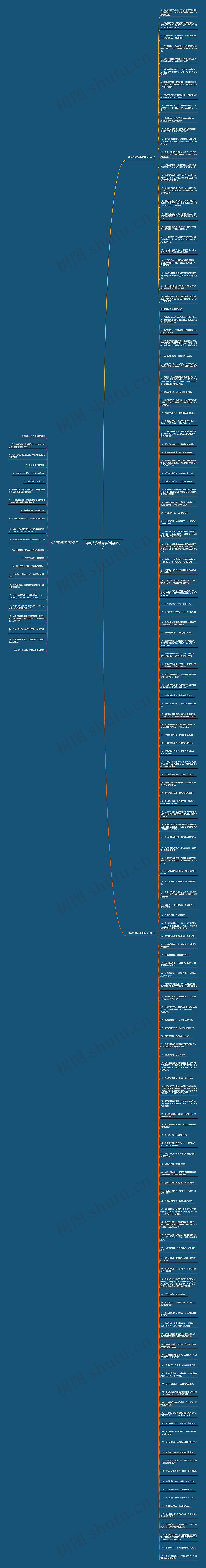 骂别人多管闲事的精辟句子思维导图高清图 骂别人多管闲事的精辟句子思维导图