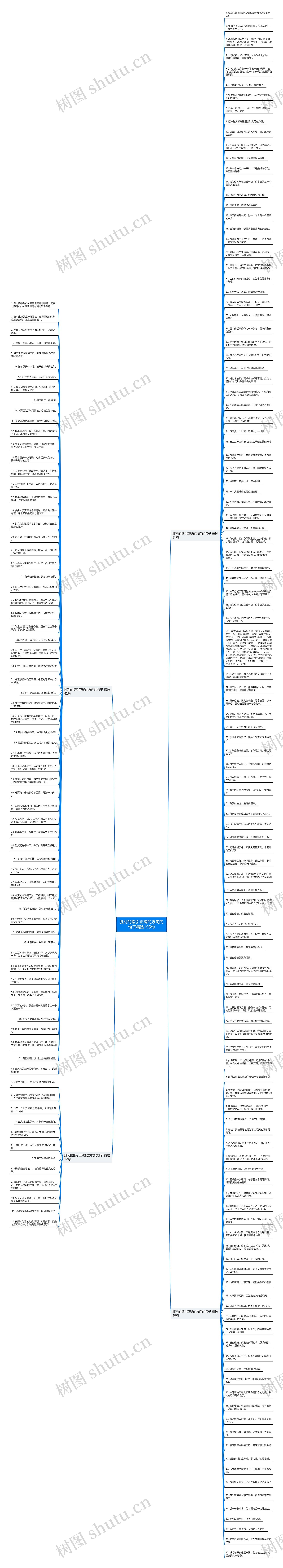胜利的指引正确的方向的句子精选195句思维导图