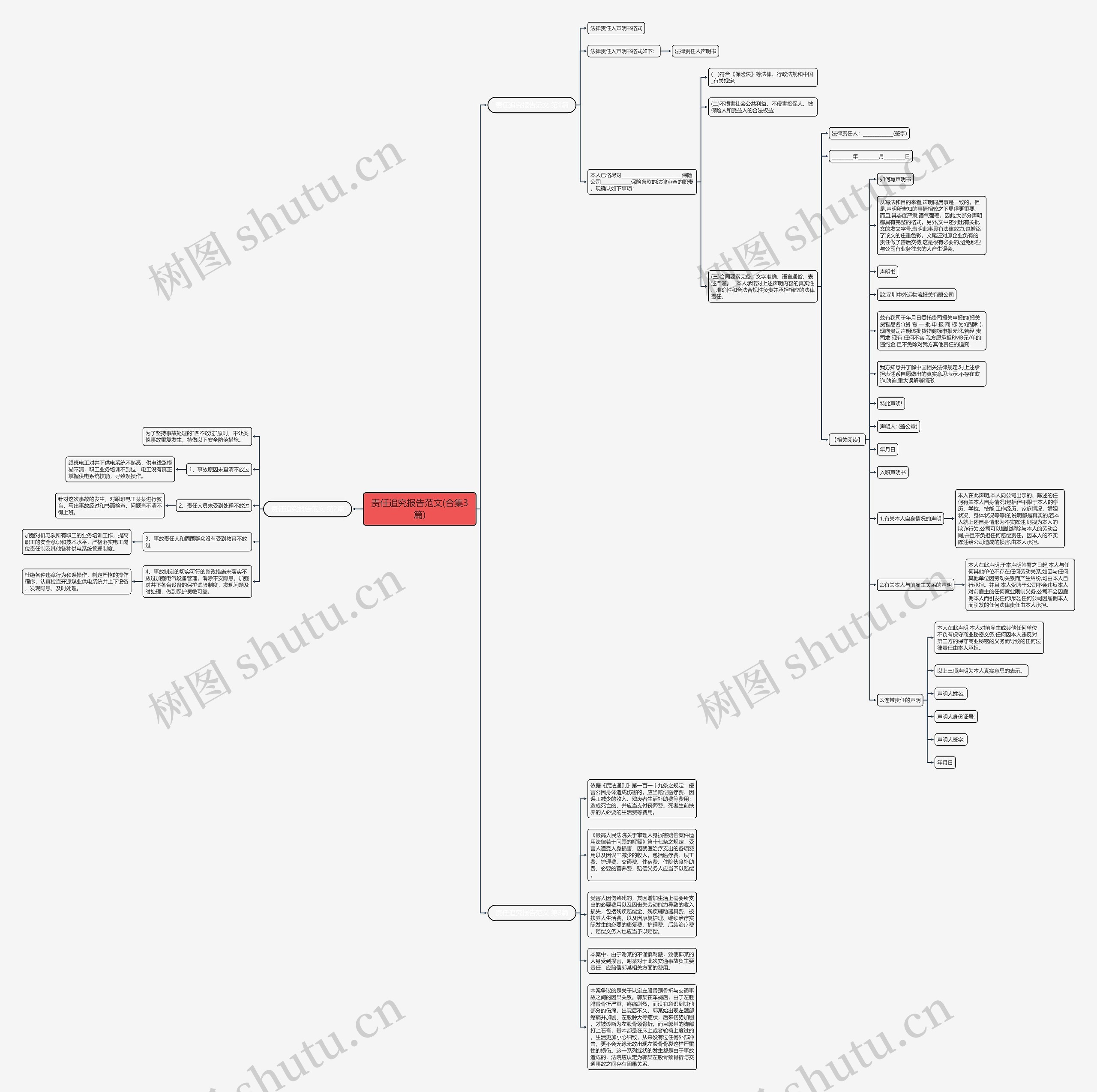 责任追究报告范文(合集3篇)思维导图