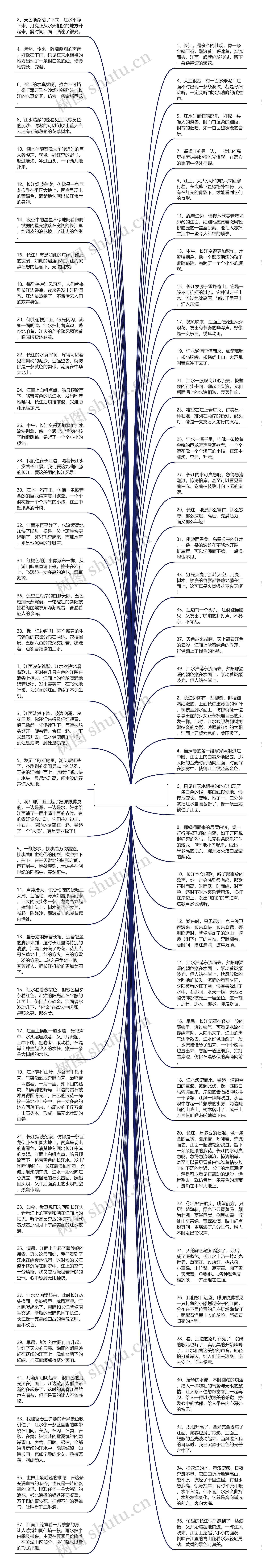 形容江边风景好的句子  路过江边风景很美的句子思维导图