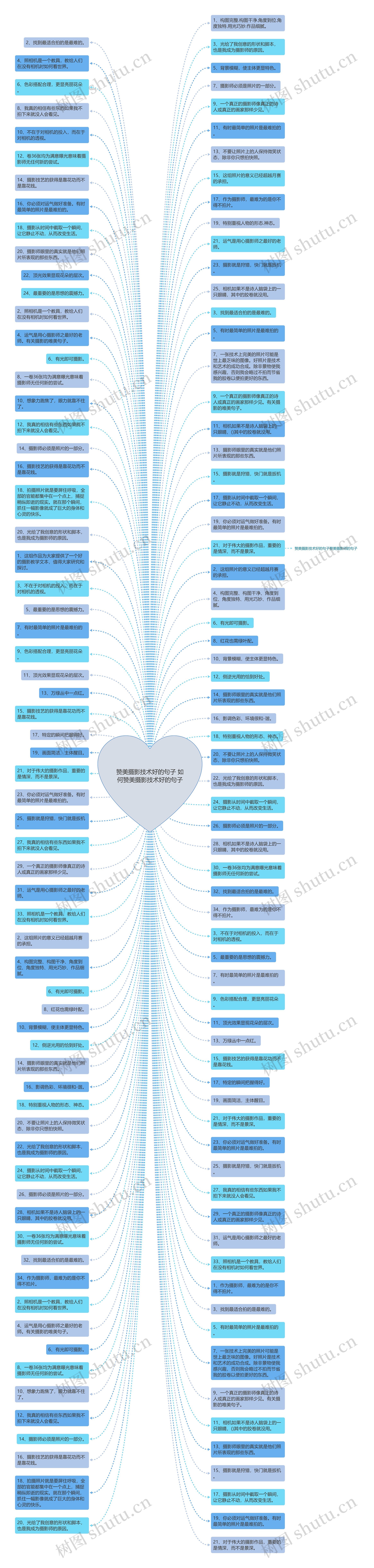 赞美摄影技术好的句子 如何赞美摄影技术好的句子思维导图