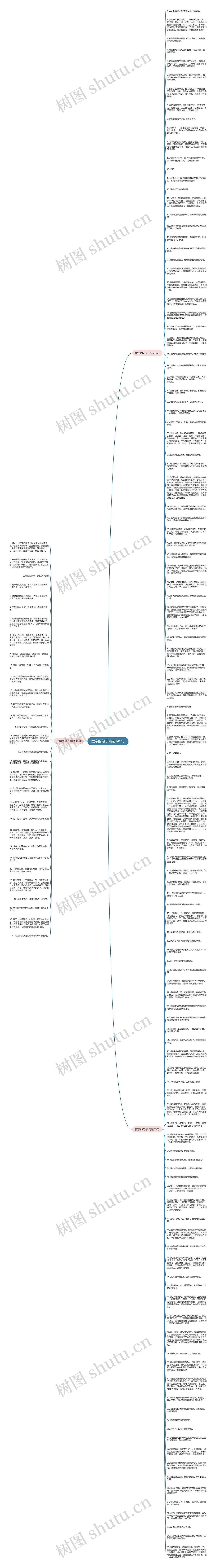 宽字的句子精选149句思维导图